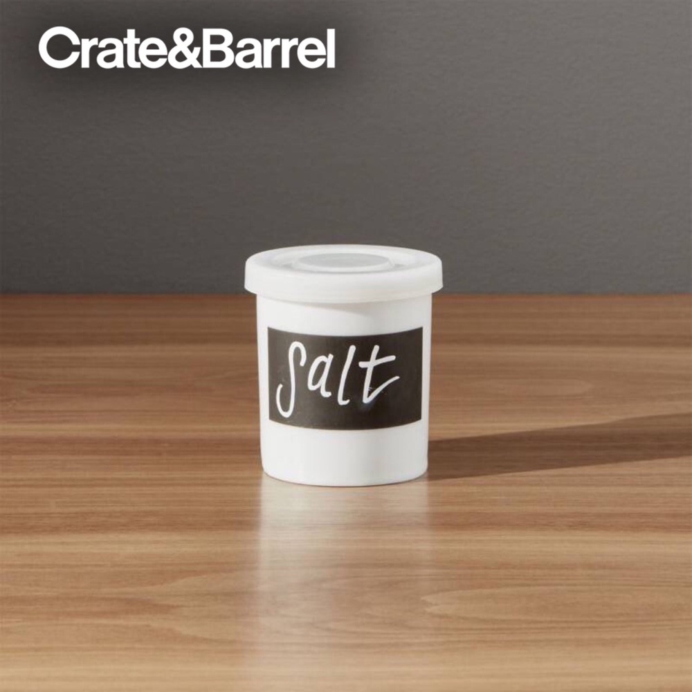 Crate & Barrel Mini Jar with Blackboard